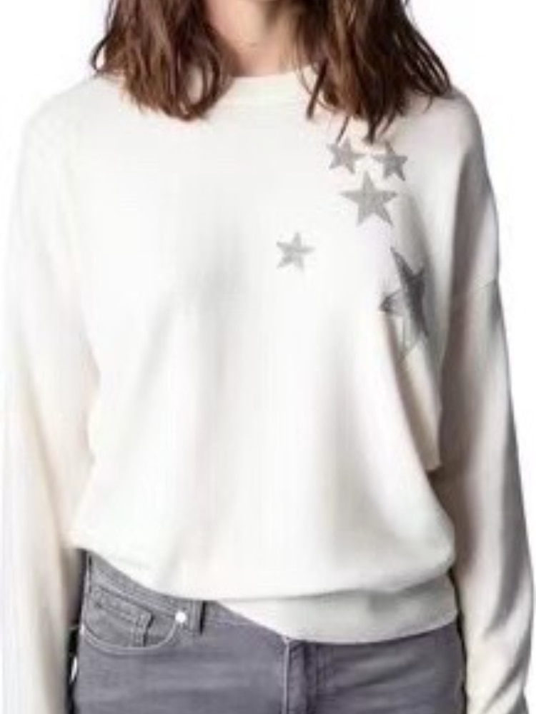 핫 라인 석 여성 니트 스웨터 탑 캐시미어 3 색 긴 소매, 심플 레이디 니트웨어 풀오버, 공장 정리 별